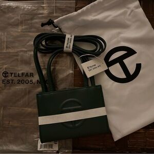 NWT Telfar Small Shopping bag in Dark Olive